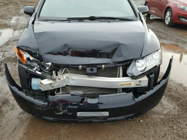 1HGFA16828L002273 - 2008 HONDA CIVIC EX შავი ფოტო 9