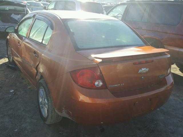 1G1AL55F567663787 - 2006 CHEVROLET COBALT LT ORANGE photo 3