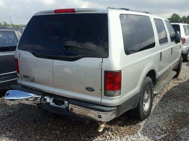 1FMNU40LX3ED68474 - 2003 FORD EXCURSION SILVER photo 4