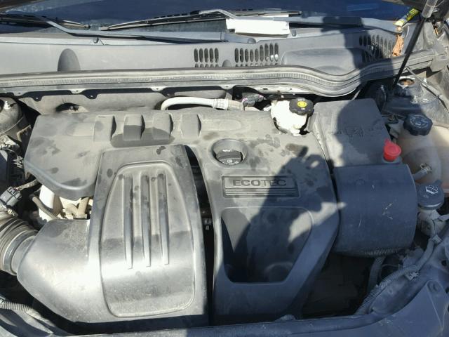 1G1AK15F767815192 - 2006 CHEVROLET COBALT LS BLACK photo 7