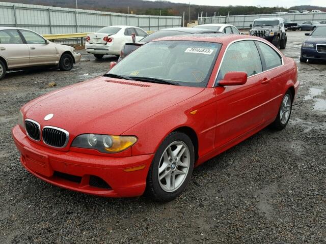 WBABD334X4PL03715 - 2004 BMW 325 CI RED photo 2