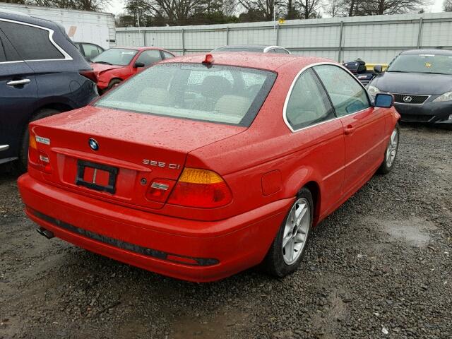 WBABD334X4PL03715 - 2004 BMW 325 CI RED photo 4