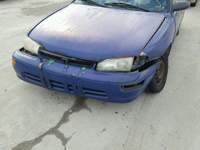 1Y1SK5267VZ409032 - 1997 GEO PRIZM BASE BLUE photo 9
