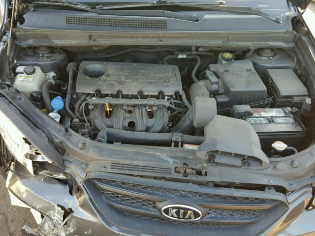 KNAFG525X87153013 - 2008 KIA RONDO BASE CHARCOAL photo 7