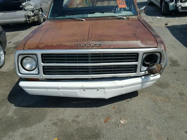 D13ANAS156811 - 1980 DODGE D-150 GRAY photo 7