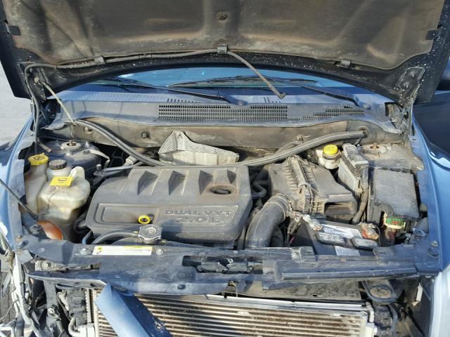 1B3HB28B07D237655 - 2007 DODGE CALIBER BLUE photo 7