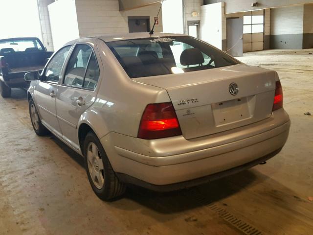 3VWSK69M32M148104 - 2002 VOLKSWAGEN JETTA GLS SILVER photo 3