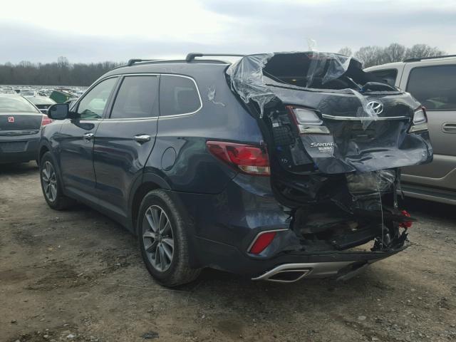 KM8SM4HF0HU205699 - 2017 HYUNDAI SANTA FE S GRAY photo 3