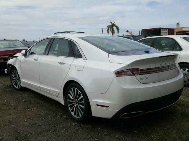 3LN6L5A91HR662821 - 2017 LINCOLN MKZ PREMIE WHITE photo 3