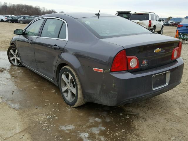 1G1ZC5E14BF292273 - 2011 CHEVROLET MALIBU 1LT BLACK photo 3