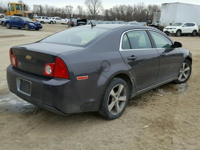 1G1ZC5E14BF292273 - 2011 CHEVROLET MALIBU 1LT BLACK photo 4