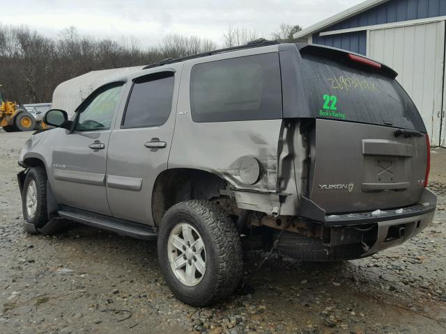 1GKFK13027R209031 - 2007 GMC YUKON BROWN photo 3