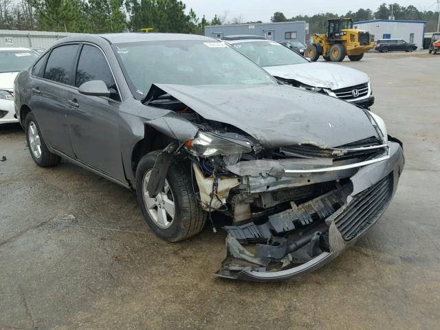 2G1WT58K489202502 - 2008 CHEVROLET IMPALA LT GRAY photo 1