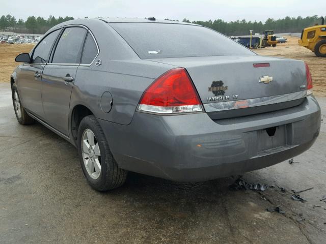 2G1WT58K489202502 - 2008 CHEVROLET IMPALA LT GRAY photo 3