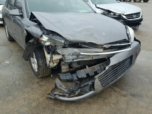 2G1WT58K489202502 - 2008 CHEVROLET IMPALA LT GRAY photo 9