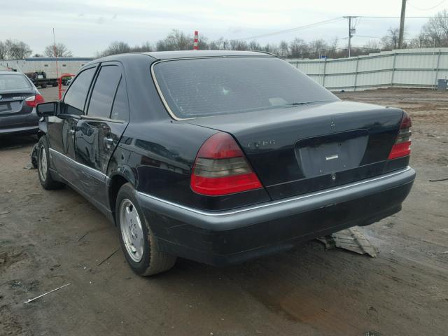 WDBHA29G4WA521915 - 1998 MERCEDES-BENZ C 280 BLACK photo 3