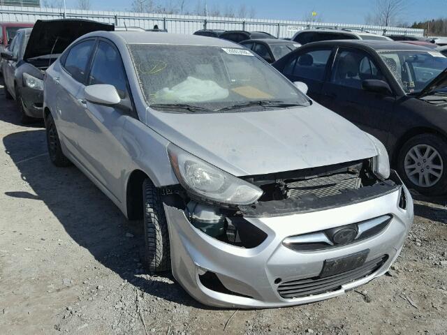 KMHCT4AE3CU240691 - 2012 HYUNDAI ACCENT GLS SILVER photo 1