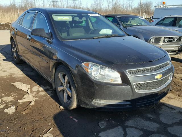 1G1ZC5E0XCF167934 - 2012 CHEVROLET MALIBU 1LT BLACK photo 1