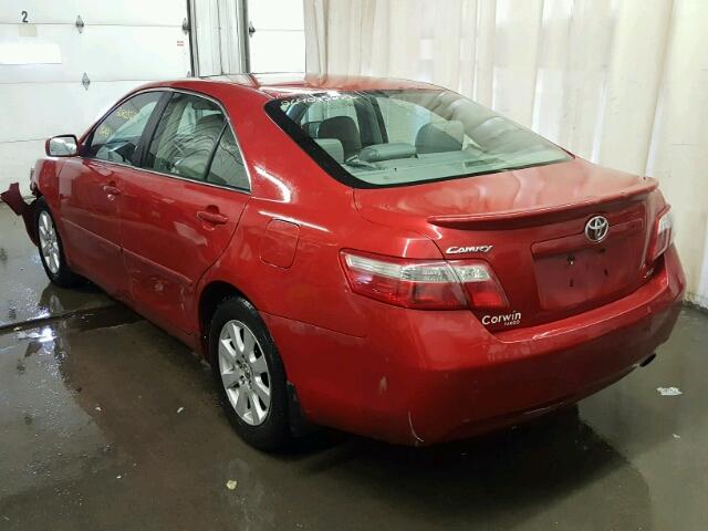 4T1BE46K47U061246 - 2007 TOYOTA CAMRY NEW RED photo 3