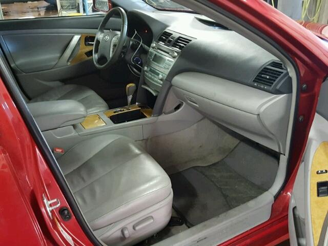 4T1BE46K47U061246 - 2007 TOYOTA CAMRY NEW RED photo 5