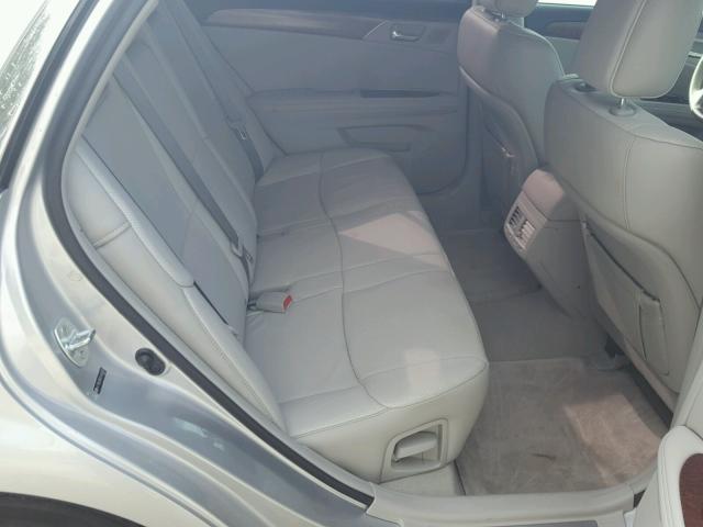 4T1BK3DB0CU464091 - 2012 TOYOTA AVALON BAS SILVER photo 6