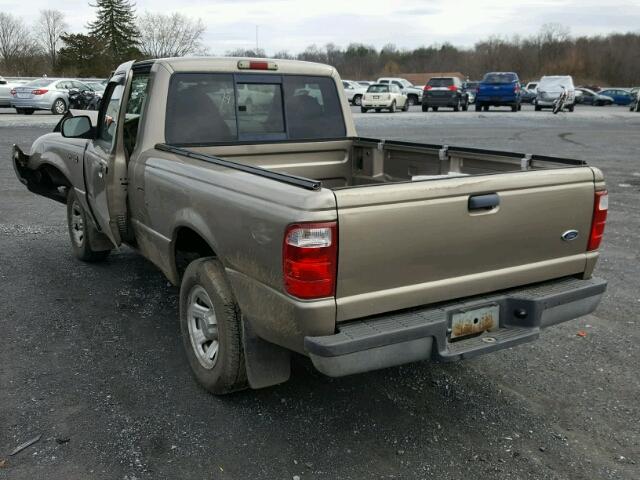 1FTYR10U33TA12261 - 2003 FORD RANGER TAN photo 3