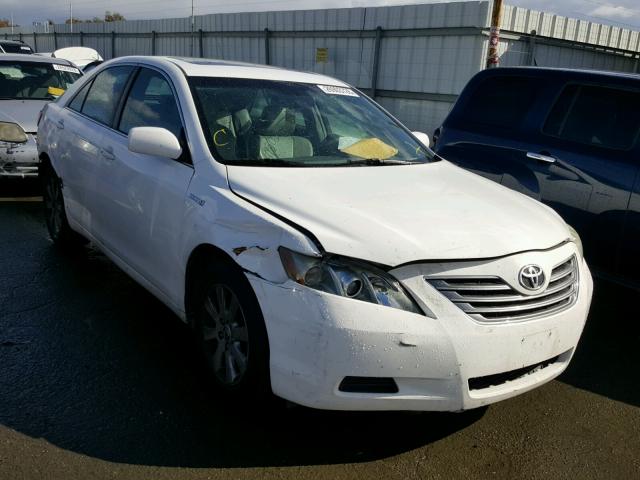 4T1BB46K38U036851 - 2008 TOYOTA CAMRY HYBR WHITE photo 1