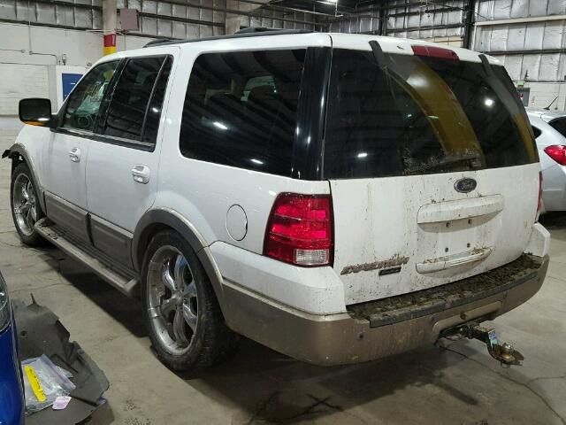1FMFU17L73LC37278 - 2003 FORD EXPEDITION WHITE photo 3