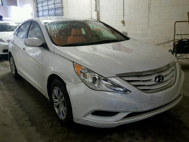 5NPEB4ACXCH334978 - 2012 HYUNDAI SONATA GLS WHITE photo 1