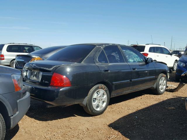 3N1CB51D24L852187 - 2004 NISSAN SENTRA 1.8 BLACK photo 4