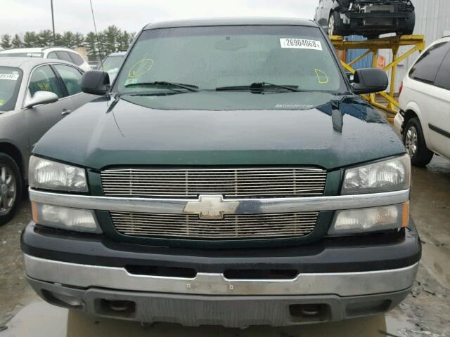 2GCEK19TX41275971 - 2004 CHEVROLET SILVERADO GREEN photo 9