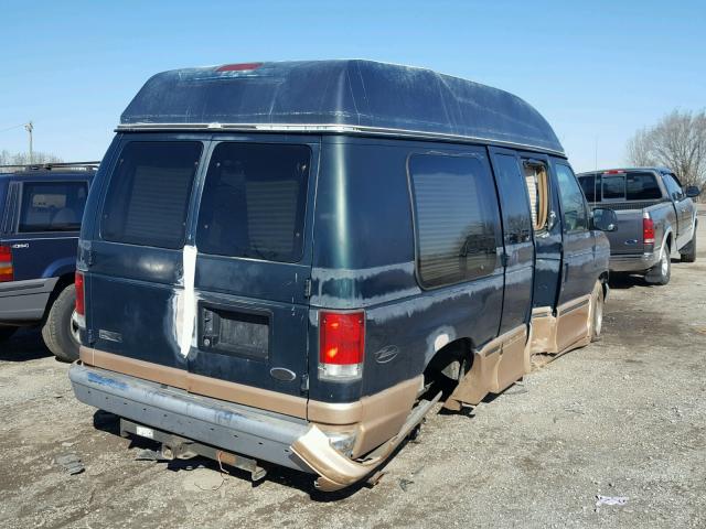 1FDRE14W3YHA31409 - 2000 FORD ECONOLINE GREEN photo 4