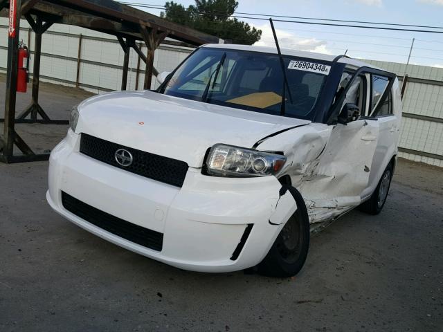 JTLKE50E191091195 - 2009 TOYOTA SCION XB WHITE photo 2