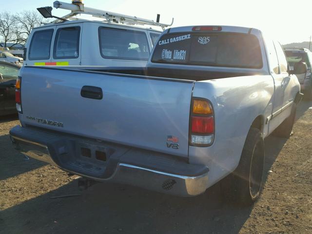 5TBRT3413YS062321 - 2000 TOYOTA TUNDRA ACC SILVER photo 4