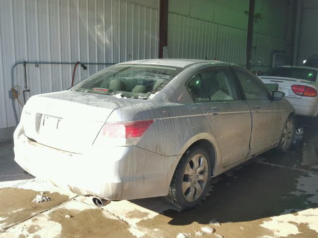 1HGCP26718A096382 - 2008 HONDA ACCORD EX SILVER photo 4