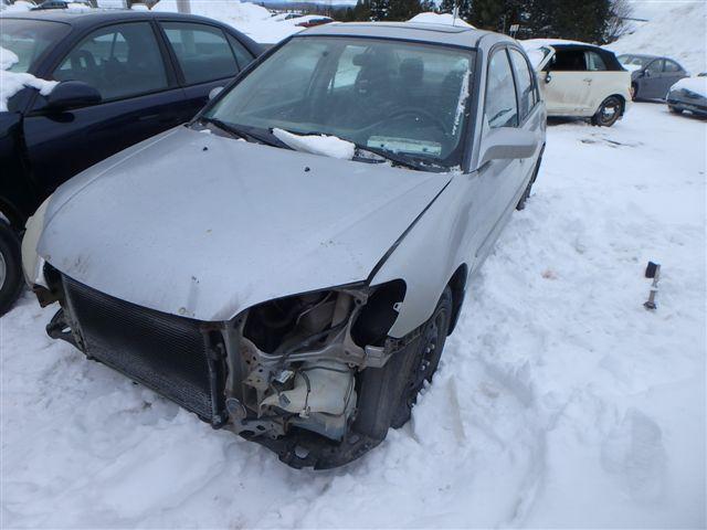 2HGES15675H004537 - 2005 HONDA CIVIC LX SILVER photo 2