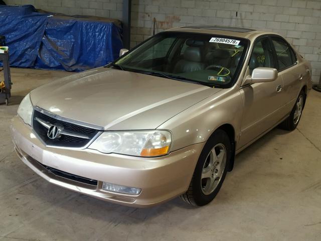 19UUA56612A045910 - 2002 ACURA 3.2TL GOLD photo 2