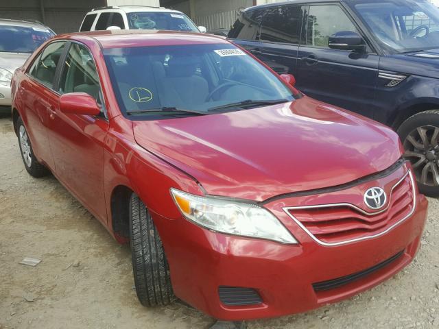 4T4BF3EK3AR021696 - 2010 TOYOTA CAMRY BASE RED photo 1