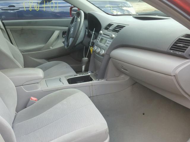 4T4BF3EK3AR021696 - 2010 TOYOTA CAMRY BASE RED photo 5