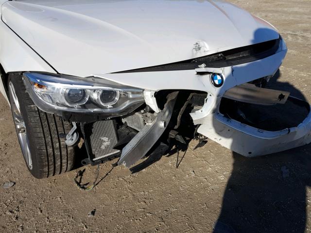 WBA3T1C56GP822740 - 2016 BMW 428 XI SUL WHITE photo 9