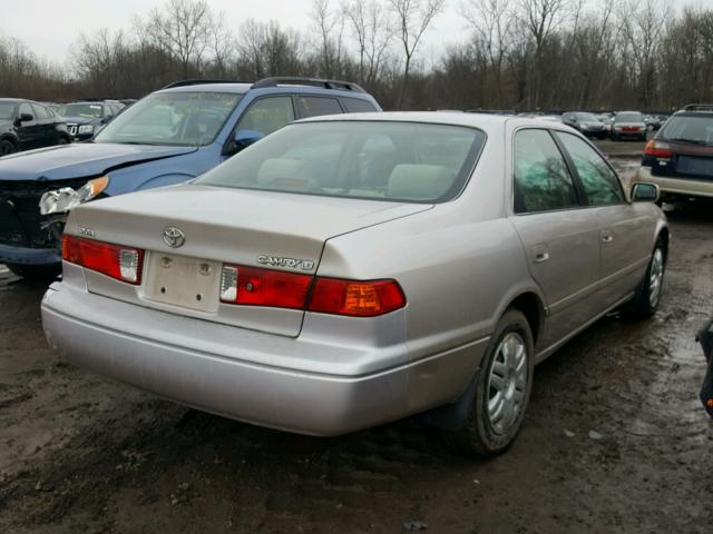 4T1BG22K11U029270 - 2001 TOYOTA CAMRY CE BEIGE photo 4