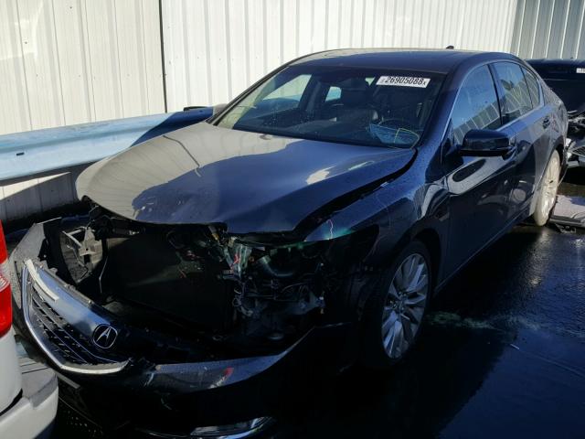 JH4KC1F9XFC000931 - 2015 ACURA RLX ADVANC GRAY photo 2