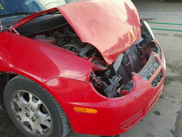 1B3ES56C23D102624 - 2003 DODGE NEON SXT RED photo 9