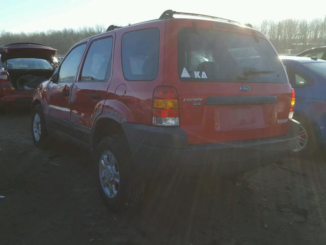 1FMUU01B61KE86904 - 2001 FORD ESCAPE XLS RED photo 3