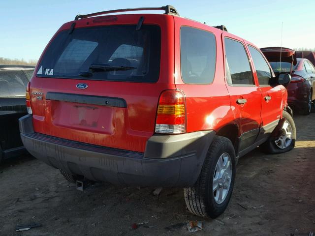 1FMUU01B61KE86904 - 2001 FORD ESCAPE XLS RED photo 4