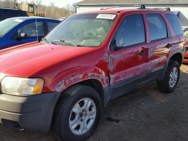 1FMUU01B61KE86904 - 2001 FORD ESCAPE XLS RED photo 9