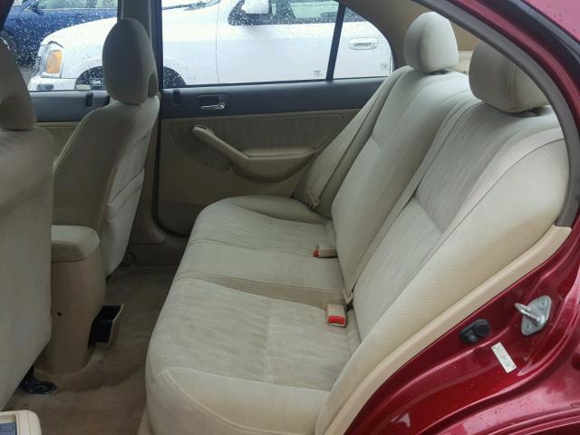 2HGES26825H510380 - 2005 HONDA CIVIC EX მუქწითელი ფოტო 6