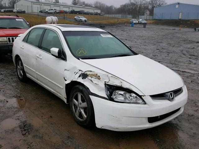 1HGCM56604A003539 - 2004 HONDA ACCORD EX WHITE photo 1