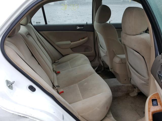 1HGCM56604A003539 - 2004 HONDA ACCORD EX WHITE photo 6