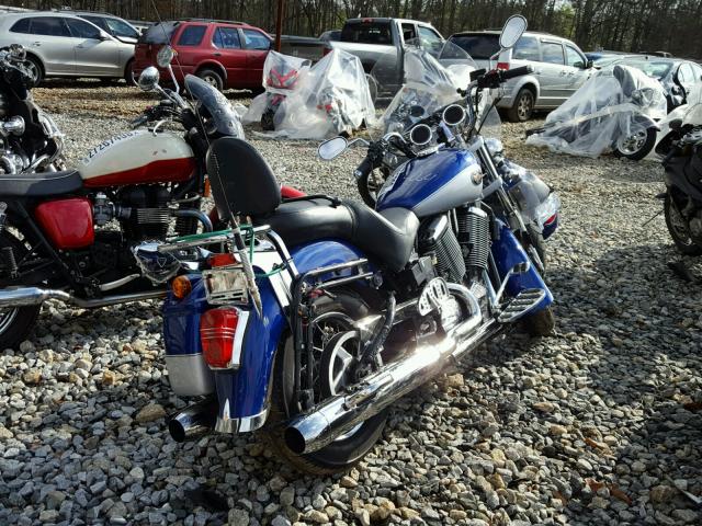 5VPTD16D123001727 - 2002 VICTORY MOTORCYCLES DELUXE TOU BLUE photo 4